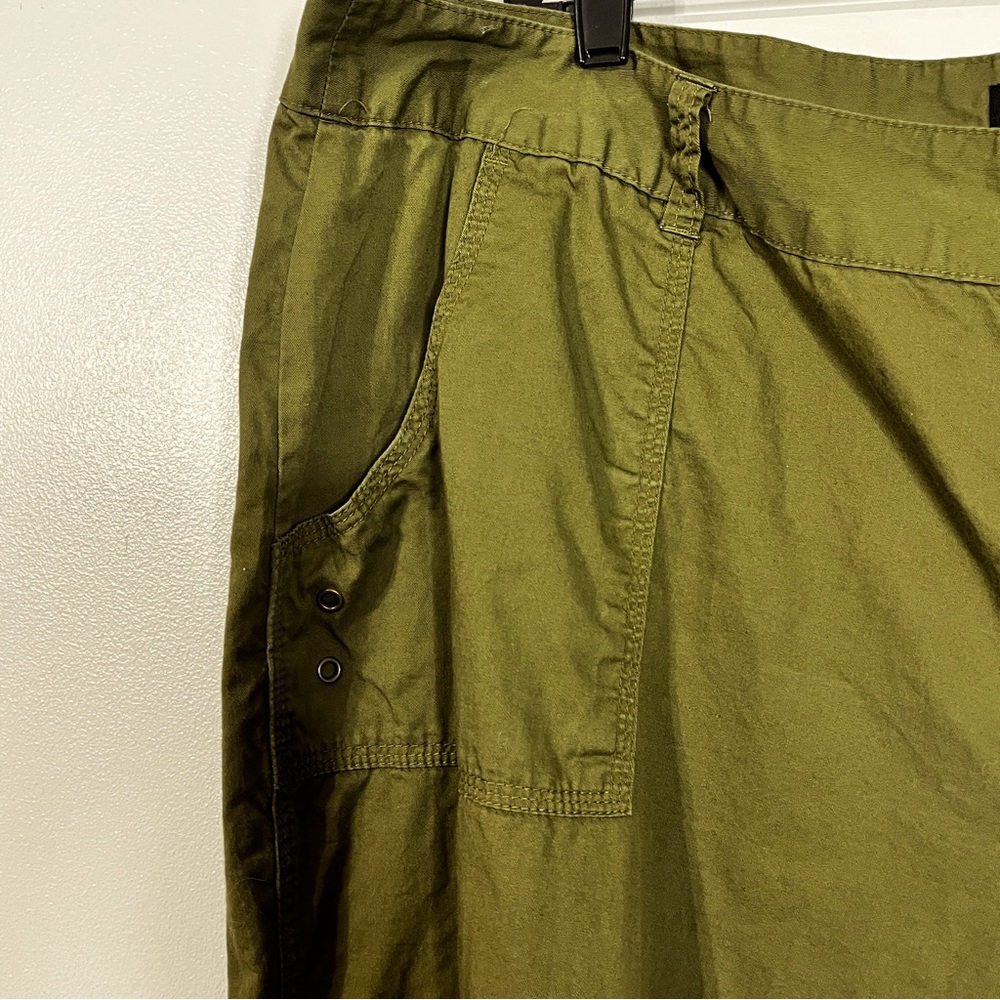 Ashley Stewart Green Pants with Drawstring Hem Women 22 - Picture 3 of 6